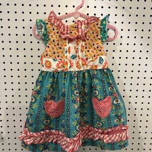 Matilda Jane Multicolor Floral Kids Dress